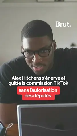 Alex Hitchens s’énerve et quitte la commission TikTok sans l’autorisation des députés. #alexhitchens #assembleenationale #politique #deputes 