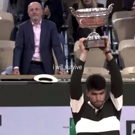 repost because my audio got removed 😞😞 #carlosalcaraz #janniksinner #rolandgarros #final #2025 #rolandgarrosfinal #tennis #atptour #edit #videostar #sincaraz #rolandgarrosfinal2025 #frenchopen #vs #viral #spain #italy #iwillsurvive carlos alcaraz jannik sinner i will survive edit roland garros 2025