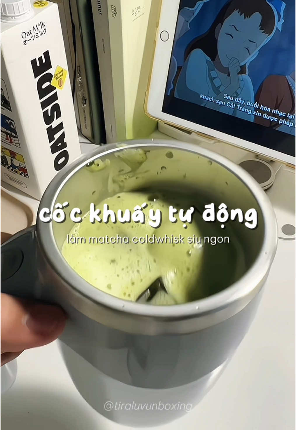 êi  cái cốc hay ho phết lun í :))  #cockhuaytudong #matchacoldwhisk #coldwhisk #fyp 