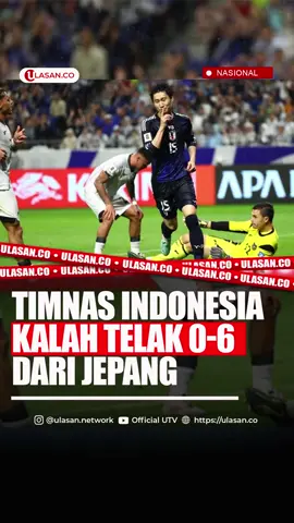Timnas Indonesia menelan kekalahan telak dari Jepang dalam laga terakhir putaran ketiga kualifikasi Piala Dunia 2026 zona Asia. Laga yang berlangsung di Suita City Stadium, Osaka, pada Selasa, 10 Juni 2025 berakhir dengan skor 6-0 untuk keunggulan Tim Samurai Biru. Kemenangan mengokohkan Jepang sebagai pemuncak klasemen Grup C dengan 23 poin dari 10 laga. Tim Samurai Biru meraih tujuh kemenangan dan dua hasil seri. Adapun Indonesia berada di peringkat keempat dengan 12 poin, hasil dari tiga kemenangan dan tiga hasil seri. #berandatiktok #beritaterkini #beritaterupdate #beritaviral #beritatiktok #timgaruda #timnasindonesia #squadgaruda #sepakbolaindonesia #indonesiavsjepang 