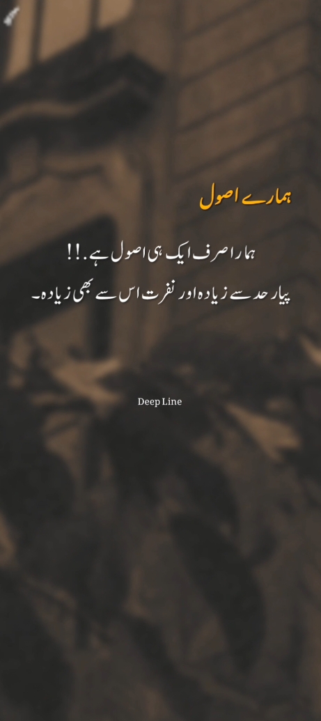 Hamara sirf ek hie asool he pyar had se zyada or nafrat us se bhie zyada...💯🥺#fyp #tiktok #viralvideos #foryoupageofficiall  #foryou #trendingvideo #foryoupage #urdupoetry #shayeri 
