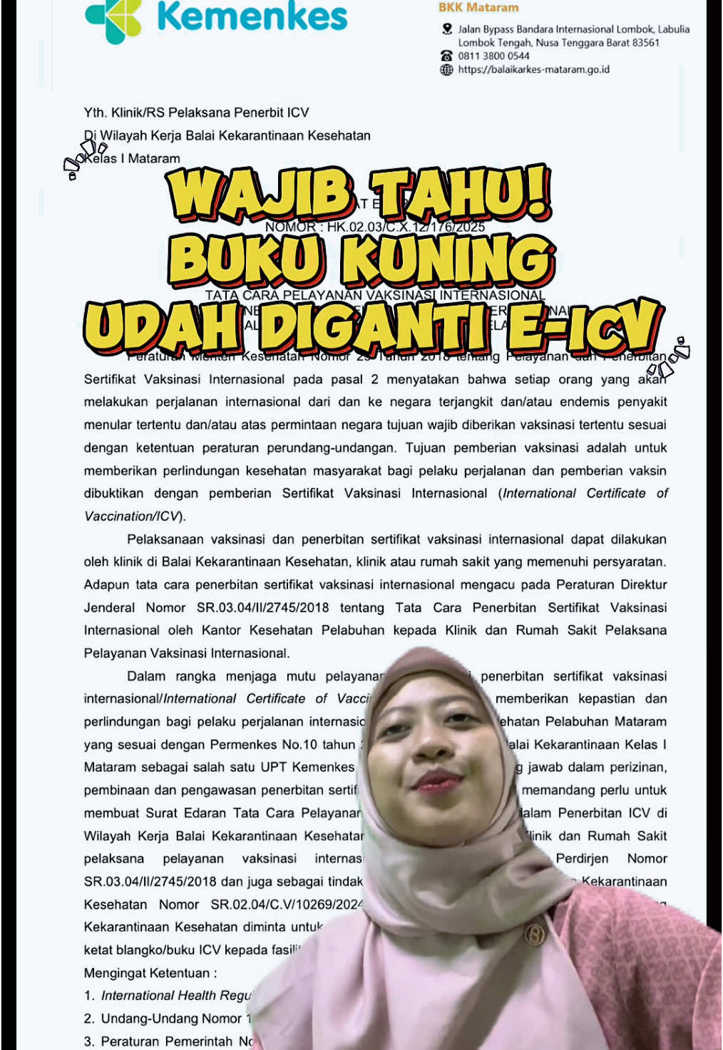 Masih nyari buku kuning buat umroh? Sekarang udah diganti jadi e-ICV!l 😊 Yes, sekarang bukti vaksin meningitis udah digital 📲 Namanya e-ICV dan bisa dicek langsung lewat aplikasi SATUSEHAT Mobile. ✨ Gak perlu ribet bawa fisik #eICV #BukuKuningDigital #SATUSEHATMobile #UmrohMandiri #TipsUmroh #VaksinMeningitis #UmrohZamanNow #TravelTips #UmrohMudah #panduanumroh #fyp #fy 
