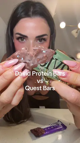 unbiased taste test: comparing 3 flavors of @Quest Nutrition to @David Protein bars #proteinbar #protein #proteinsnack 