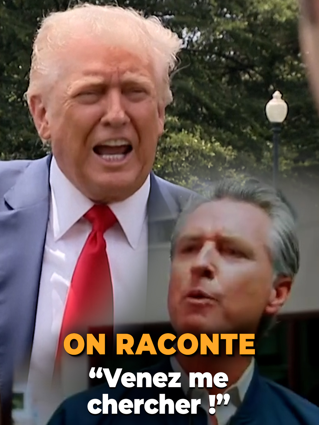 Avec les heurts à Los Angeles, le ton monte encore d’un cran entre Trump et sa bête noire #sinformersurtiktok #donaldtrump #californie #gavinnewsom