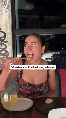 10 restaurants that I’m currently loving in Miami :) #miami #Foodie #fyp  @doubleknot_mia  @shisomiami  @gogreekyogurtmiami  @sanlorenzo.miami  @earlsrestaurant  @amsterdamfalafelshopmiami  @pastis_miami  @fratellibyjholanos  @peacockramen  @lanaturalmiami 