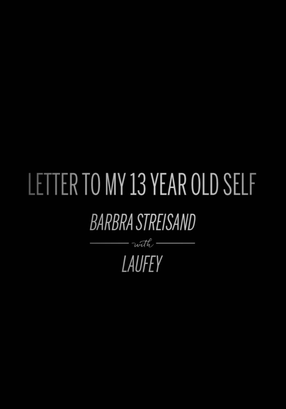 When I first heard “Letter To My 13 Year Old Self” I instantly related to the lyric and knew I had to record it. How many times have we all said to ourselves, “If I only knew then what I know now?