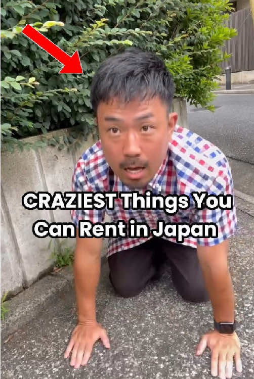 CRAZIEST things you can actually RENT in Japan #japan #japanese #japaneseculture 