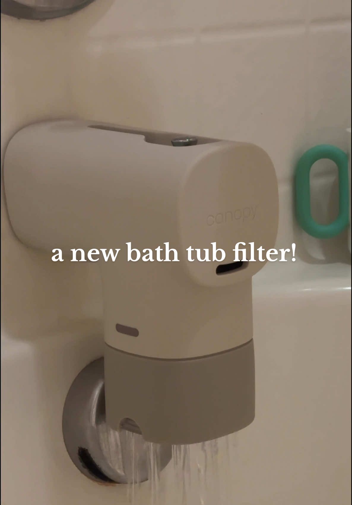 The 5-minute bath upgrade I didn’t know I needed 🛁✨ The Canopy Bath Filter removes chlorine + heavy metals so bath time is gentler on my kids’ skin. No tools, no stress—just cleaner water and less irritation 🙌 DM me for 15% off! @GetCanopy  #CanopyBathFilter #BathTimeHack #MomHacks #SensitiveSkinCare #CleanBathTime #BabyBathEssentials #TikTokMadeMeBuyIt #BathTimeRoutine #LowToxLiving #ChlorineFree #MomLifeTips