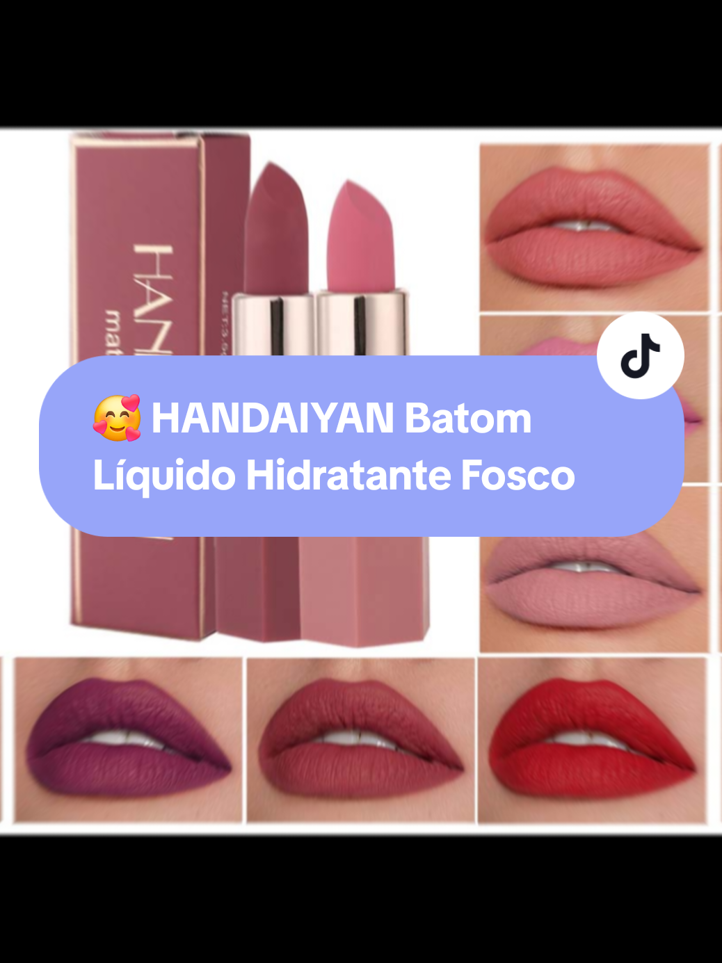 HANDAIYAN Batom Líquido Hidratante Fosco De Longa Duração À Prova D'água De Transferência E Sem Manchas Maquiagem Labial por R$7,28 - R$8,70. Compre na Shopee agora! https://s.shopee.com.br/9UpbptpjXr #creatorsearchinsights #shopee  #batom #liquido #fosco #maquiagem #boca #labial #hidratante #labios #hidratantelabial #handaiyan #ofertadodia #oferta #achados #achadoslisbela93 #achadosshopee #cupom #promocao #presente #diadosnamorados 
