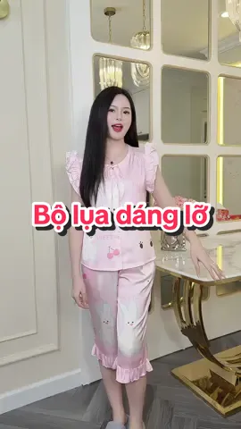 Đồ Bộ Lửng Lụa Latin #review #thoitrangnu #champhan #champhanriview #dobomacnha #dobo #bongulua #pijama 