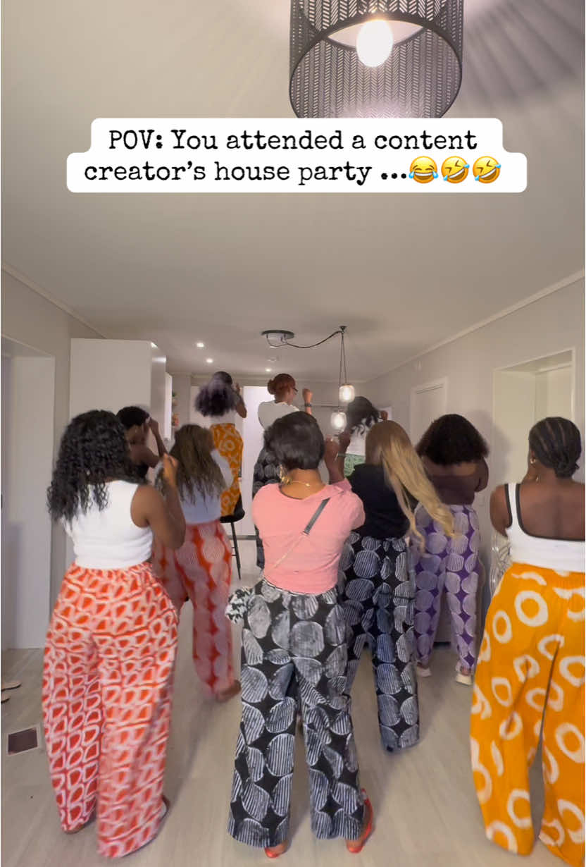 Y’all can tell whose idea it was 😬🤣🤣 - - #tribeandtrends #tiktokviral #fyp #shakeitoff #dancechallenge #birthdayparty #houseparty #adire #blackgirls #girlsnight 