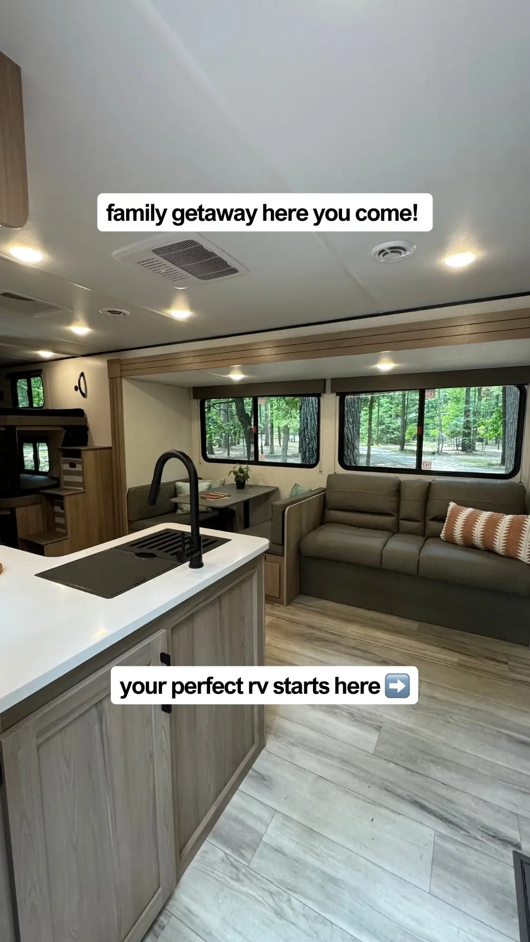 swipe for a family vacation upgrade @Keystone RV Company #rvtiktok #rvlife #rvtok #rvtour 