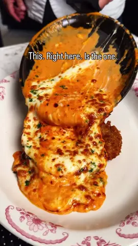 The Famous Chicken Parmigiana alla Vodka — for those who know, and those about to find out. Crisp, pan-fried chicken cutlet, layered with fresh mozzarella and bathed in our signature house vodka sauce. And then there’s the pour — rich, molten cheese, cascading like it was always meant to be here. Save this moment. Share it with someone who understands the assignment. #chickenparm #cheesepour #vodkasauce #chickenparmigiana #meltycheese #foodieheaven #cheeselover #parmigianalover #foodtiktok #forkyeah #saucypour #comfortfoodcravings #viralfoodie #eeeeeats #instafoodie