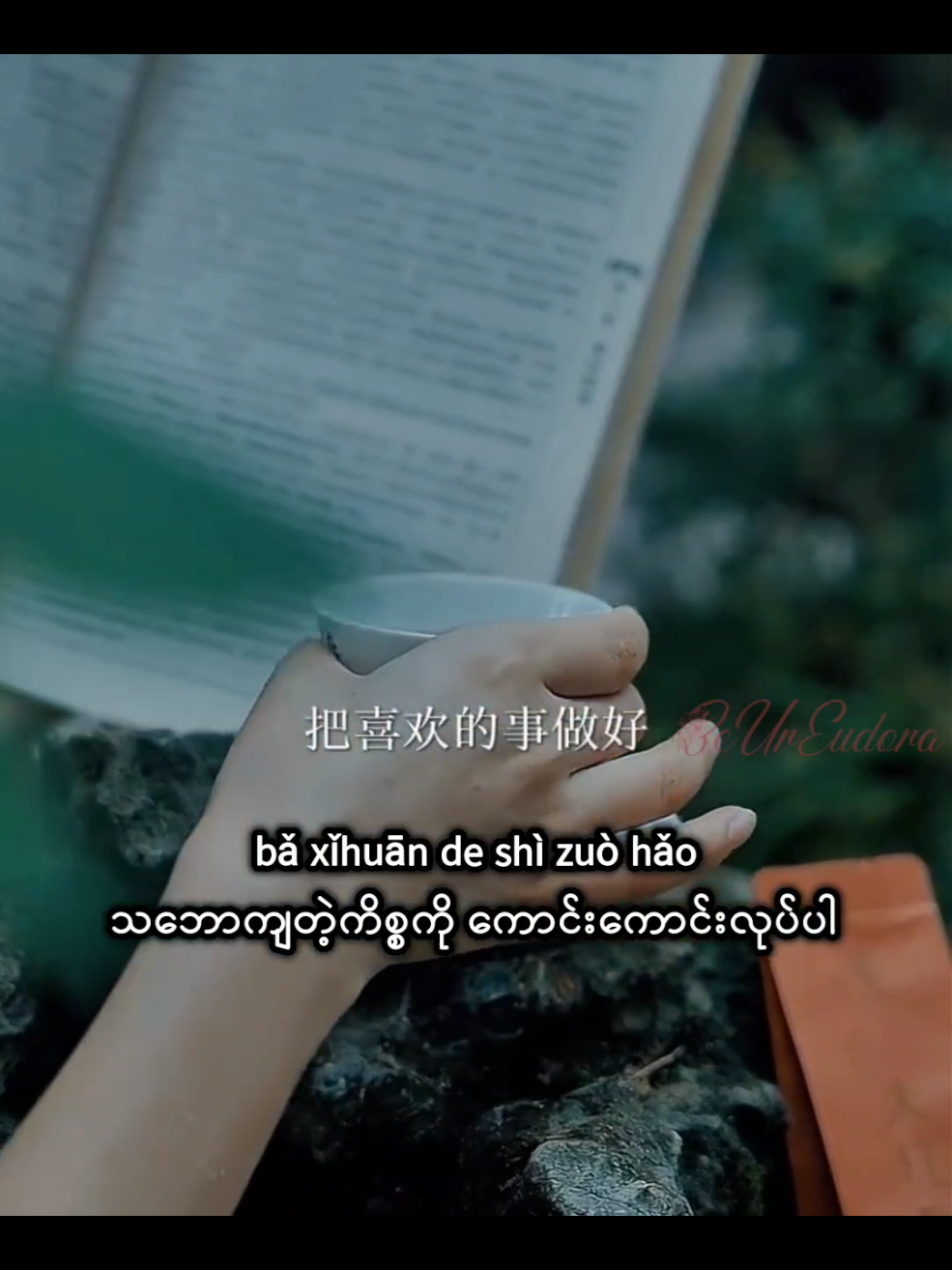 ကိစ္စကို မကျော်လွှားနိုင်တာမဟုတ်ဘဲ ကိုယ်တိုင်ကို မကျော်လွှားဖြစ်နေတာမို့ အတွေးမလွန်ပါနဲ့တော့🌼 #တရုတ်စကားလေ့လာကြမယ် #汉语学习 #douyin抖音 #汉语 #ဘာသာပြန် #viral #trending #hot #chinesequotes心情语录 #studychinese #beureudora #တရုတ်စာသင်ကြမယ် 