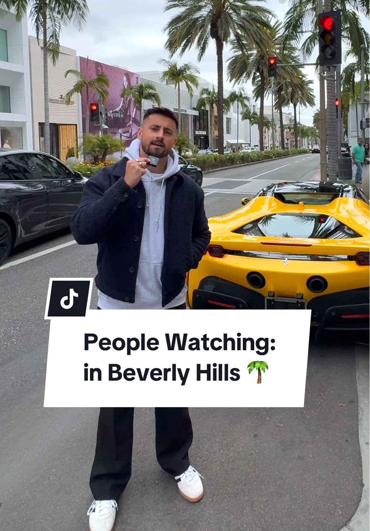 People Watching: Beverly Hills Edition 👀  #peoplewatching #voiceover #comedy #fyp 