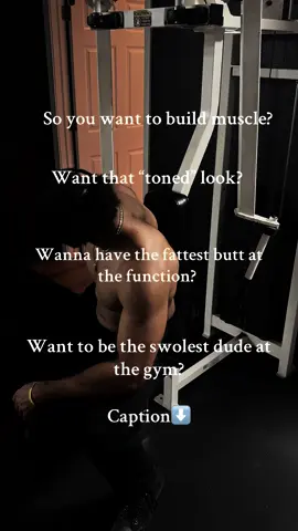 1. Progressive overload        - Each week do something to make the workout a little bit harder. Do an extra rep, an extra set, or add a little bit of weight. These changes compound and help grow muscle  2. TRAIN TO OR NEAR FAILURE          - Sets should usually be around 8-12 reps with the last 2-3 reps being very difficult. To understand how far you can push yourself however you need to push to failure to learn what it really means to fail. 3. Intensity          - use heavier weights to push yourself! Still shoot for 8-12 reps but I promise you’re stronger than you think you are.  4. Follow a program         - Following a structured program is essential to growth. It allows to you consistently track the weight, reps, and sets because your doing the same workouts. Get better doing the same things over and over and you will see growth.  #Fitness #growth #muscle #getbig #bigback #eat #gym 