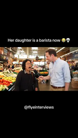 She’s gonna make her daughter get a master’s degree 😭 #streetinterview #veo3 #ai 