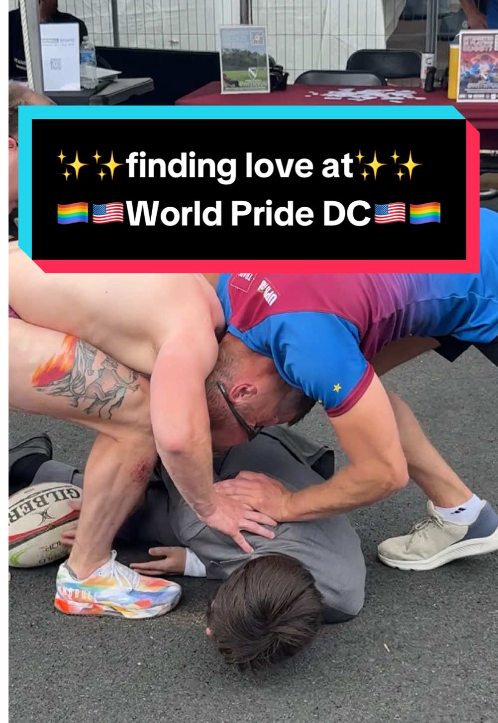 Discovering love at World Pride 2025 #washingtondc #dmv #dmvtiktok #washington #Pride #worldpride #pridemonth #lgbt #reneerapp #fyp #funnyvideos #lmao 