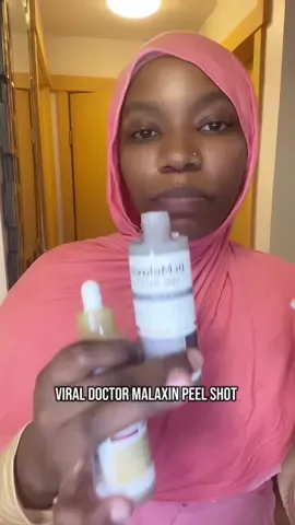The Korean Dr. Melaxin peel shots are a must have to remove dead skin from your body while also brightening hyperpigmentation.   #drmelaxinpeelshotduo #drmelaxinpeelshotrealreview #deadskinremover #skinexfoliation #riceexfoliant #blackgirlskincare #koreanskincare