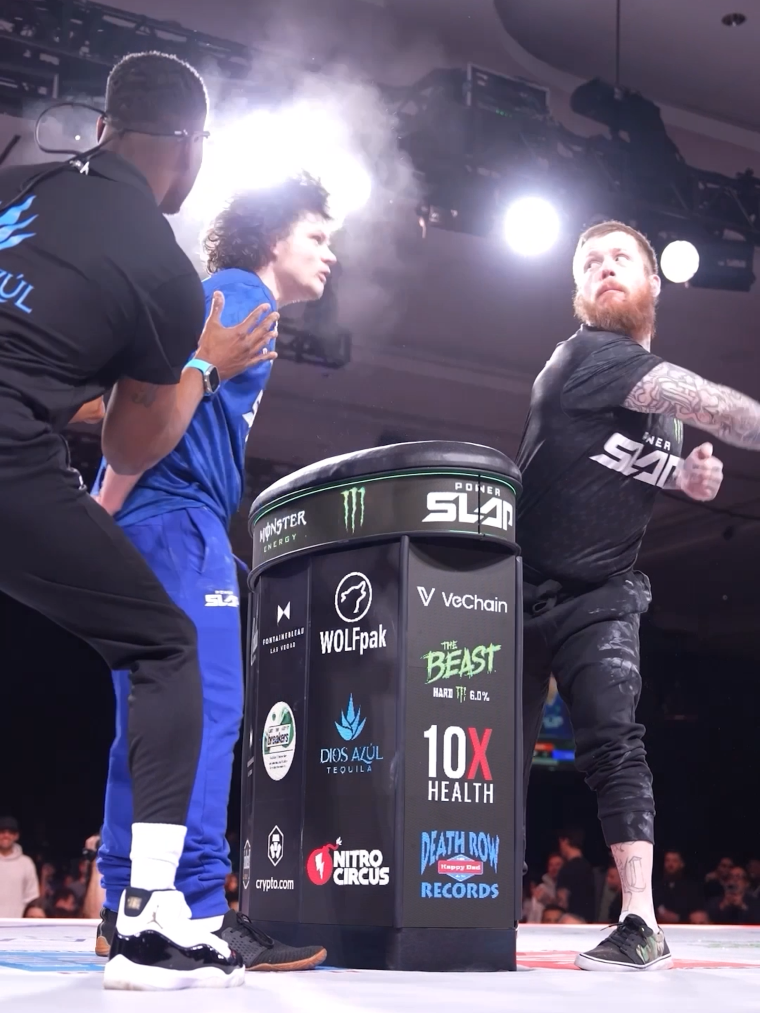 These two always bring the POWER to the stage 👀 @emanuel.nolove@christapher.ko.ch Don't miss this INTENSE rematch from #PowerSlap6 Friday June 27th [ $VET #PowerSlap13 | Fri June 27th | Live on YouTube 📺 | #PowerSlap14 Tickets Available at Link in Bio 🎟️ ]