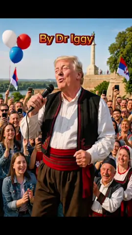 Šou u Beogradu: Trump Peva Miroslava – Balkan na nogama!Šta bi bilo kad bi Donald Trump, uz pomoć veštačke inteligencije, zapevao “Rado Radmila” Miroslava Ilića u srcu Beograda? 😂 Ovaj video je čista AI parodija – Trump u ulozi balkanskog pevača, dvojka trese asfalt, a narod u neverici! Sve je ovo satirična zabava, pogledaj do kraja i napiši koju pesmu sledeću da “otpeva”! 🎤🇷🇸#DonaldTrump #TrumpInBelgrade #TrumpPeva #MiroslavIlic #RadoRadmila #AIgenerated #Parodija #Satira #BalkanVibes #Beograd #TikTokSerbia #Viralno #FunnyAI #BalkanHumor #SrpskaEstrada #SrpskiTikTok #TrumpFolk #TrumpMemes #AIparody #AIvoices #TrumpSing #FolkMusic #Beograd2025 #ViralSerbia #TikTokBalkan #SrpskaZabava #FolkLegende #TrumpShow #BalkanTikTok #PesmaZaSve #HumorBalkana #TrumpMeme #ViralniHit #Zabava #SmehDoSuze #AIvideo