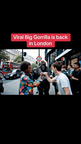 Viral bug gorrilla is back in London#gorrila #viralvideos #fistbump 