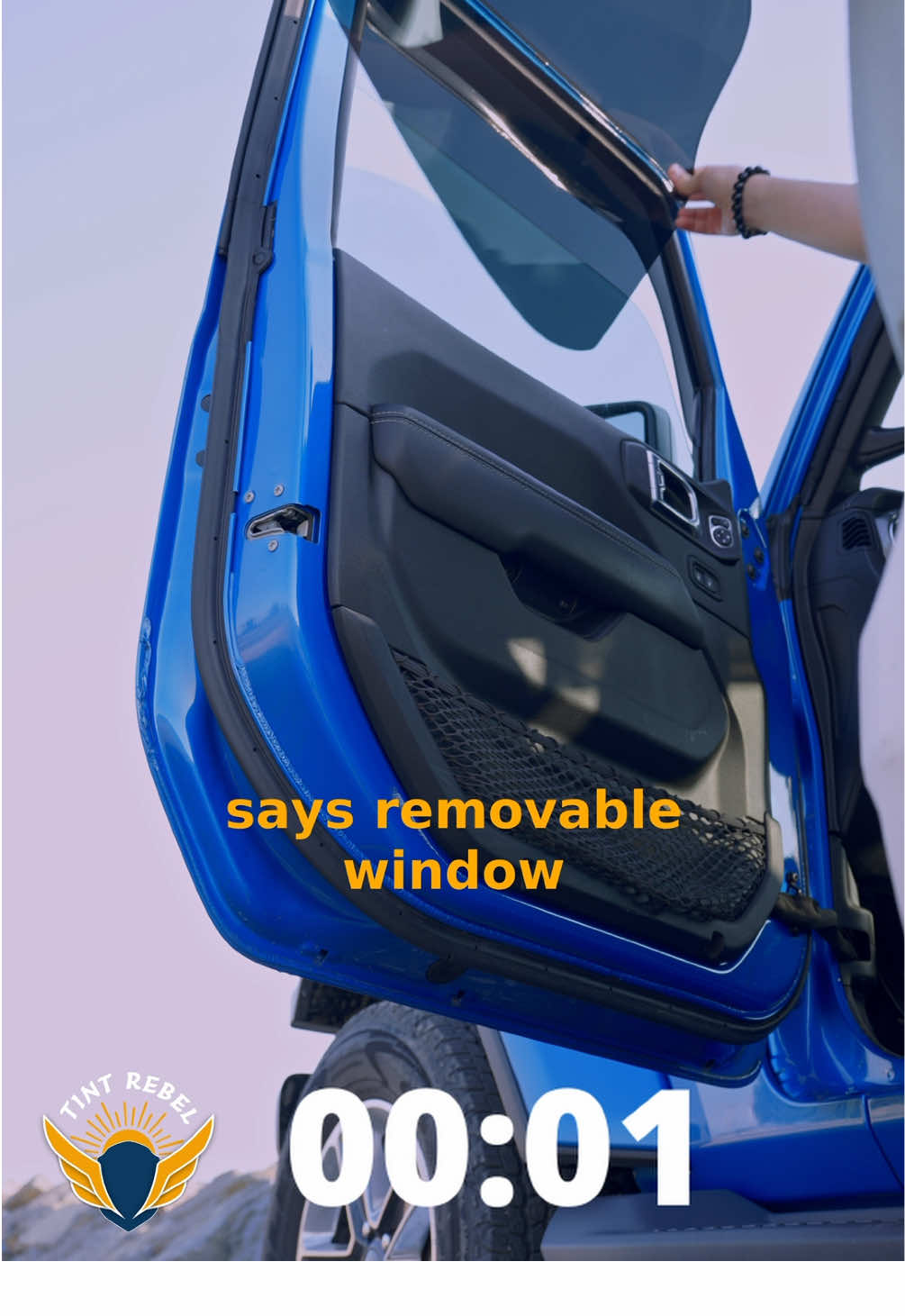 If your tint takes longer than this… it’s not Tint Rebel. 😌  . . . . . #caraccessories #windowtint #tinted #tint #foryoupage #cars #tintrebel #detailing #cartok #ppf #car 