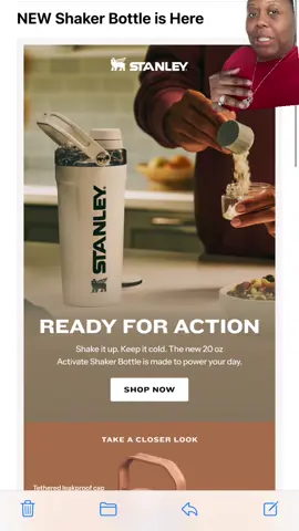 What do yall think of the new @Stanley Brand Shaker bottles!!!?? It was an immediate yes for me! #stanleyshakerbottle #StanleyCup #fathersdaygift #fathersdaygiftideas 