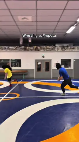 Is this legit 😹😹 #humor #sports #proposal #wrestling 