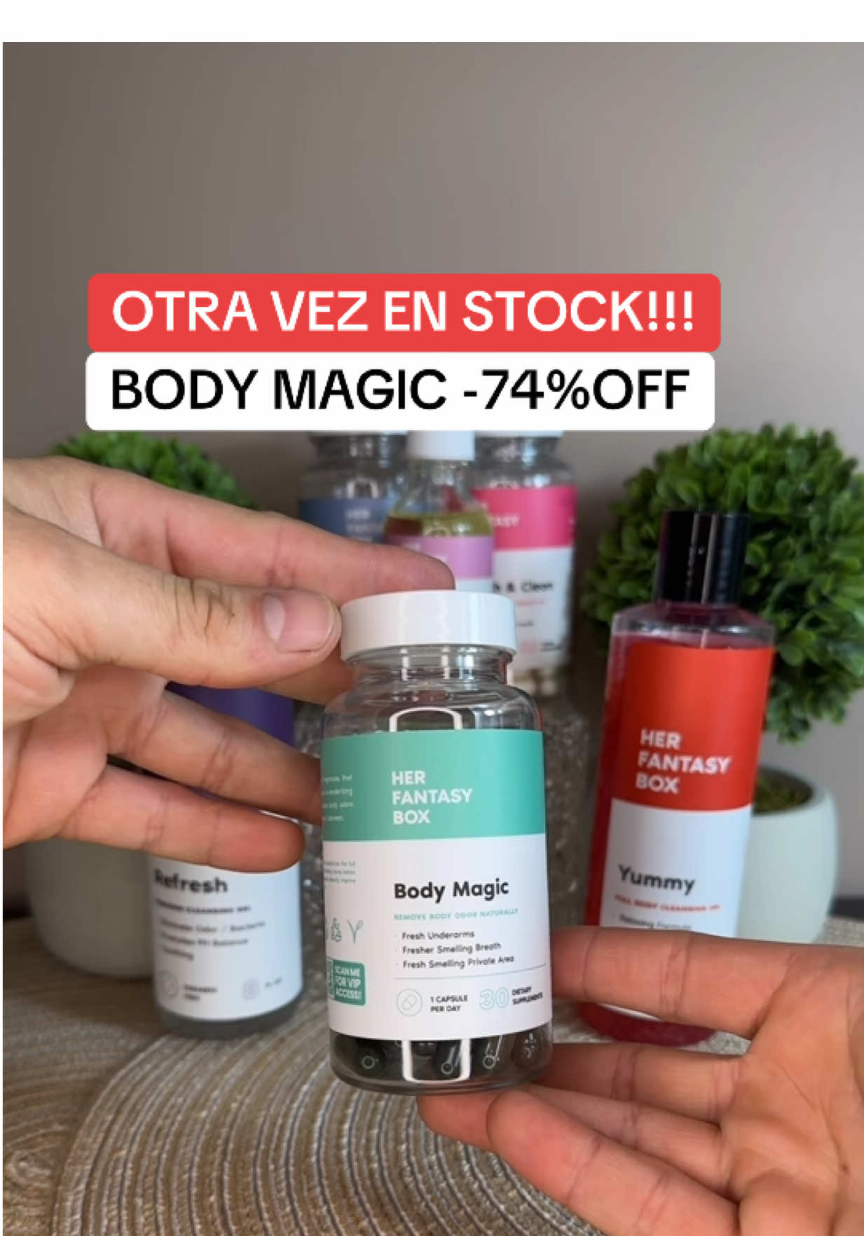 BODY MAHIC CHLOROPHYLL PILL #bodymagic #clorofila #underarms #odor #herfantasybox #tiktokshopsummerturnup #tiktokshopcreatorpicks 