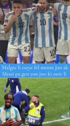#greenscreenvideo Malgre li eseye fel menm Jan ak Messi pa gen yon jwe ki swiv li  #messi #ronaldo #debat #finish #viralvideo 