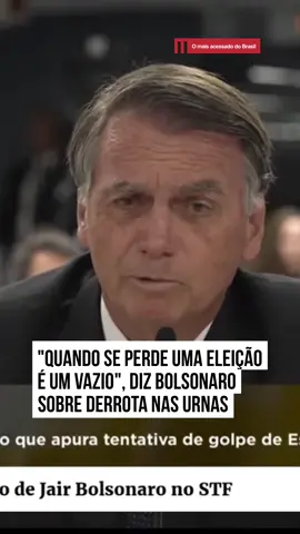 O ex-presidente Jair #Bolsonaro comentou a derrota nas urnas, em 2022, para #Lula, e disse que 