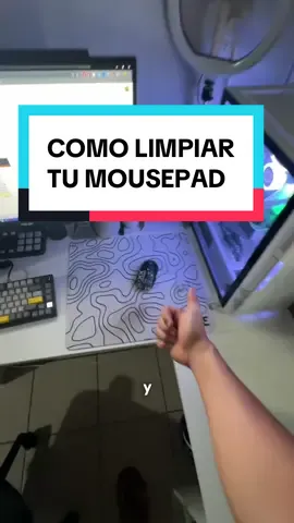 Cómo limpiar tu mousepad gamer de artechpad #mousepad #mousepads #setupgamer #pcgamingsetup 