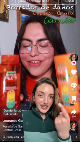 😱 Necesito probar esta línea capilar de Garnier Borrador de Daño 😳👌 Esa crema de peinar transparente con colágeno!!!😨 Garnier! Exijo que llegue a Chile 😩💆‍♀️✨#hair #haircareroutine #shampoo #paratiiiiiiiiiiiiiiiiiiiiiiiiiiiiiii #fypシ゚ #paratii #tips #garnier #borradordedaño #pelo #tik_tok #cabellosaludable 