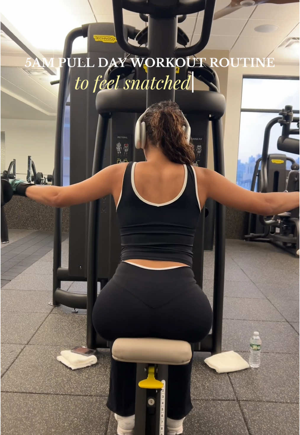 5am pull day workout routine to feel snatched and strong ✨lock in baddies!! Did you workout today?? #5amclub #5amworkout #workoutroutine #workoutmotivation #fitnessjourney #gymroutine #pulldayworkout #backandbiceps #wellnessjourney 