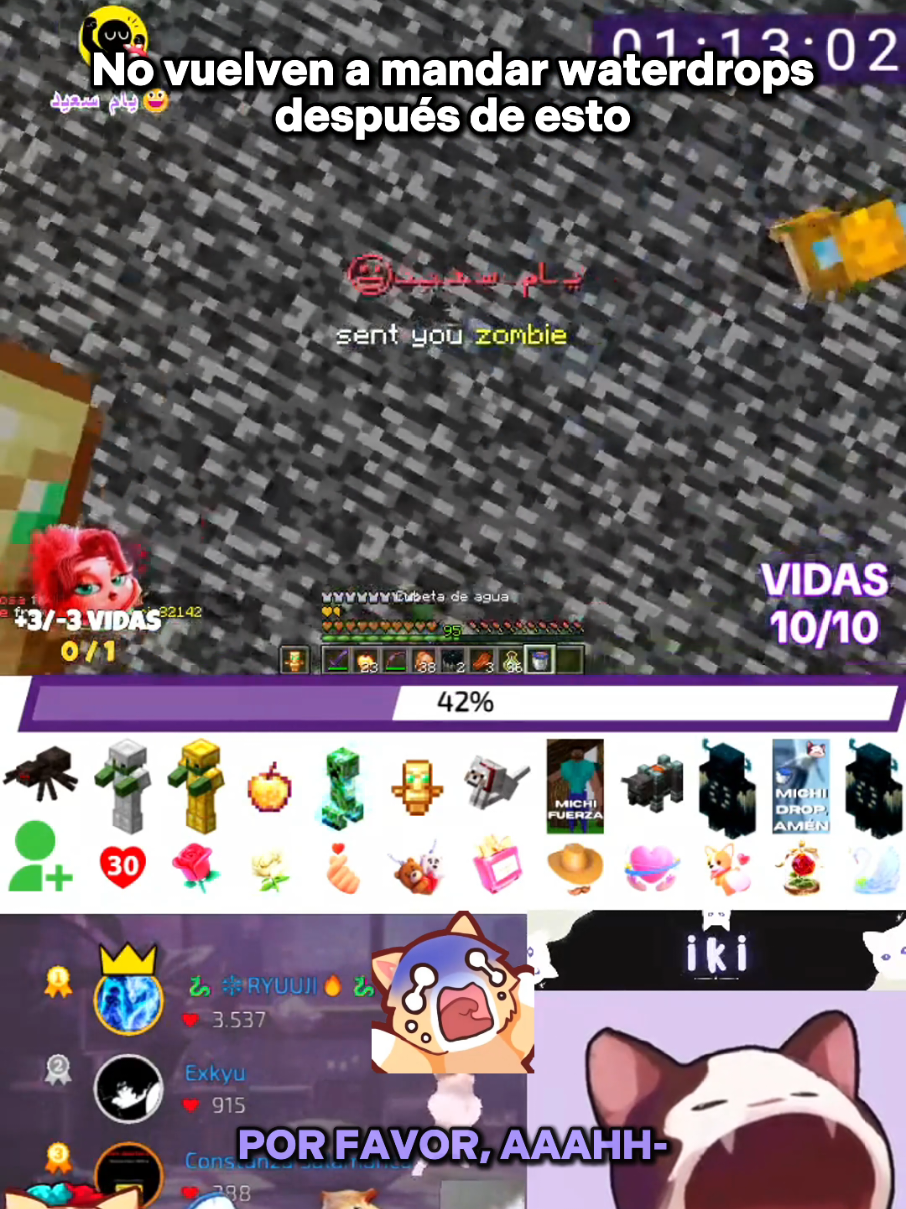 tengo a dios de mi lado 🗣🗣  #juegos #gaming #streamer #Minecraft #Minecraft #roblox #clips #vtuber #live #fyp #twitch 