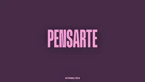 Pensarte como te pienso #tecolaboro #delarose #fyp @De La Rose 