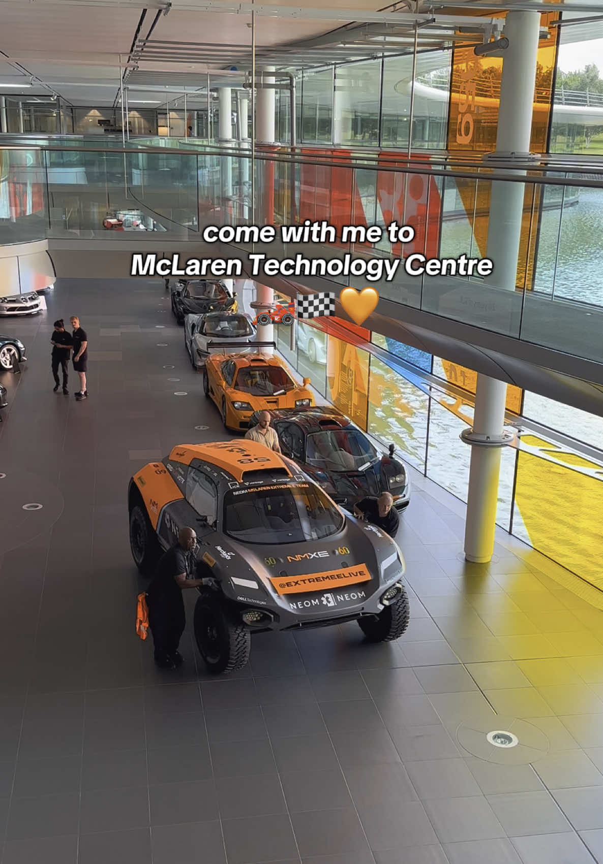 This one’s for all my F1/@McLaren fans 🧡🏎️💨🏆  I found out that THIS is where they hand paint each car 😮 & we got to see all the engine testing (phones weren’t allowed) and how they make each car!!! What a phenomenal experience 🔥  What do we want to see next 👀  #mclaren #formula1 #f1 ##hq##cars##f1car##mercedes##sponsors##london##creatorsearchinsights##europe@@McLarenauto@@McLaren Formula 1 Team