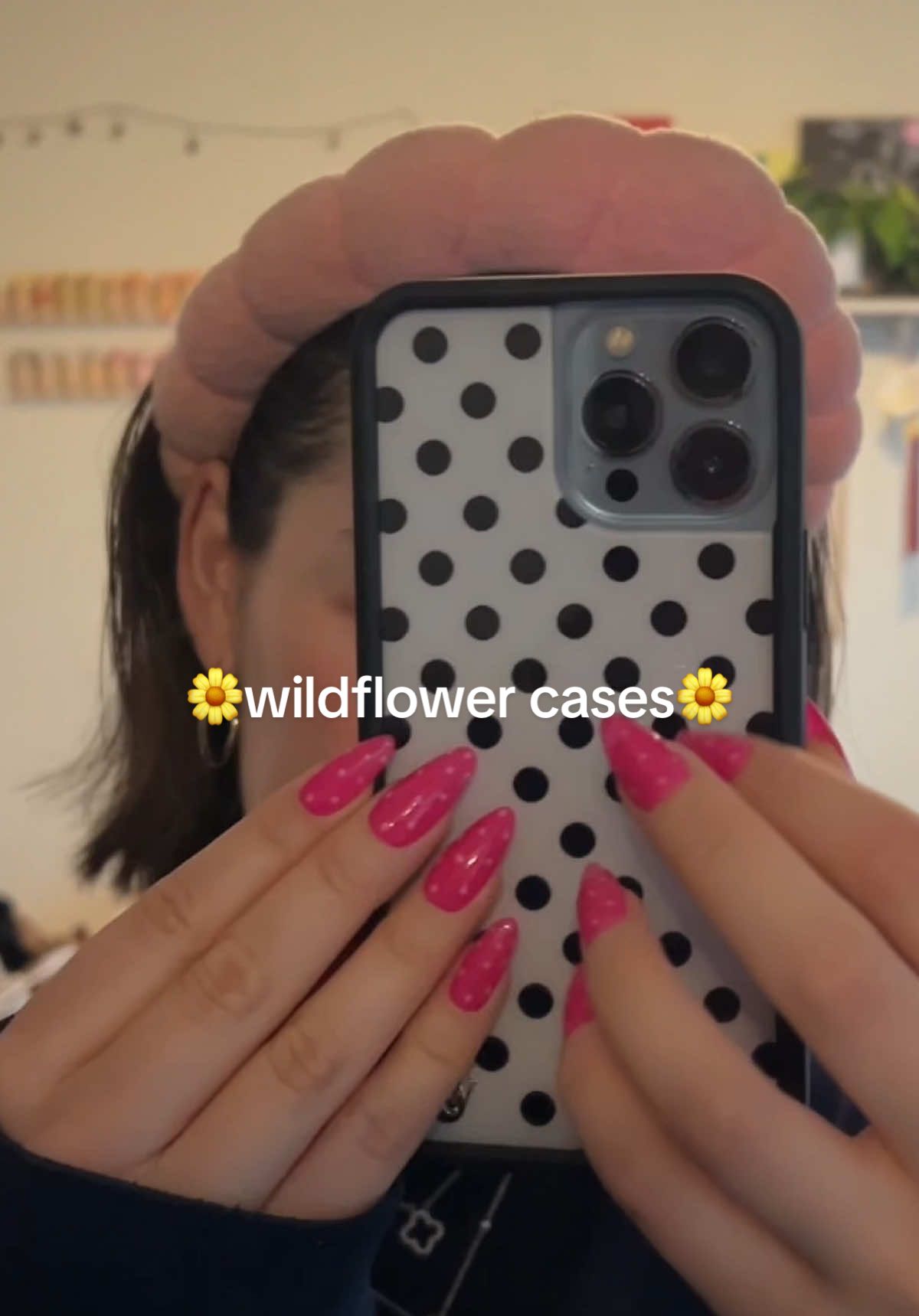 love LOVE love this new case <3 always repping @Wildflower Cases on my phone 🌼🌼 #unboxing #iphone #iphonecase #wildflowercases #polkadot 