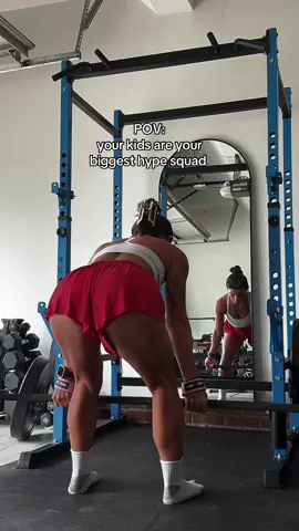 I promise I thanked them with hugs and kisses once I put the weight down and could breathe 😅🫶🏼🥹 #boymom #GymTok #momswholift #momswhoworkout #fyp 