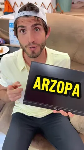 A MOBILE MONITOR WHEREVER YOU GO!?! 🤯🤯🤯 #Arzopa 