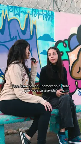 Ela contou pro namorado que tava grávida e… #entretenimento #entrevista #engraçado #fy #fyp 