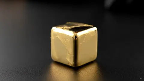 AI generated gold asmr #ai#asmr #gold#aismr #fyp 