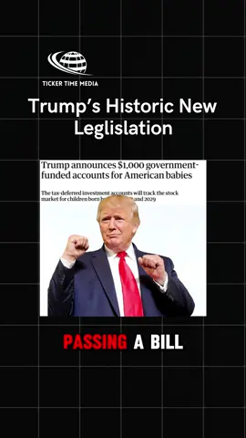 Donald Trump is pushing a bill that could literally require people to invest in the stock market… and honestly, it might be one of the smartest pieces of legislation I’ve seen in decades.