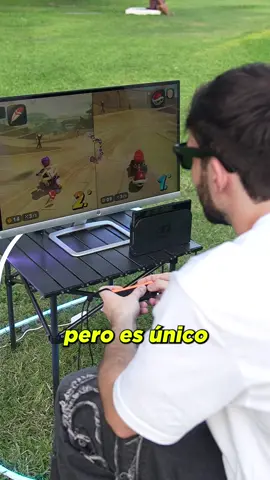 Construí un SET UP en Medio de un parque para probar la NUEVA NINTENDO SWITCH 2! Gracias a @Coppel logré conseguirla super rápido #Coppel #NintendoSwitch2 #ad