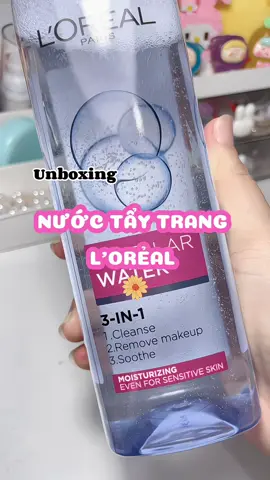 NƯỚC TẨY TRANG L’ORẺAL✨🍃✨🌸✨🌷✨🌹#phoidoxinh #hottrend #xuhuon #xuhuongtiktok #thoitrangnu #fashion #viral_video #mixdo #mixdodep #trendingtiktok #outfit #phoido #thoitranghottrend #nuoctaytrang #loreal #skincare 