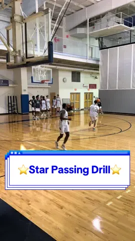 Who’s done star passing as a warmup? Like or no? #basketballtraining #basketballcoach #basketballcoaching #basketballpractice #basketballdrills #basketballdrill