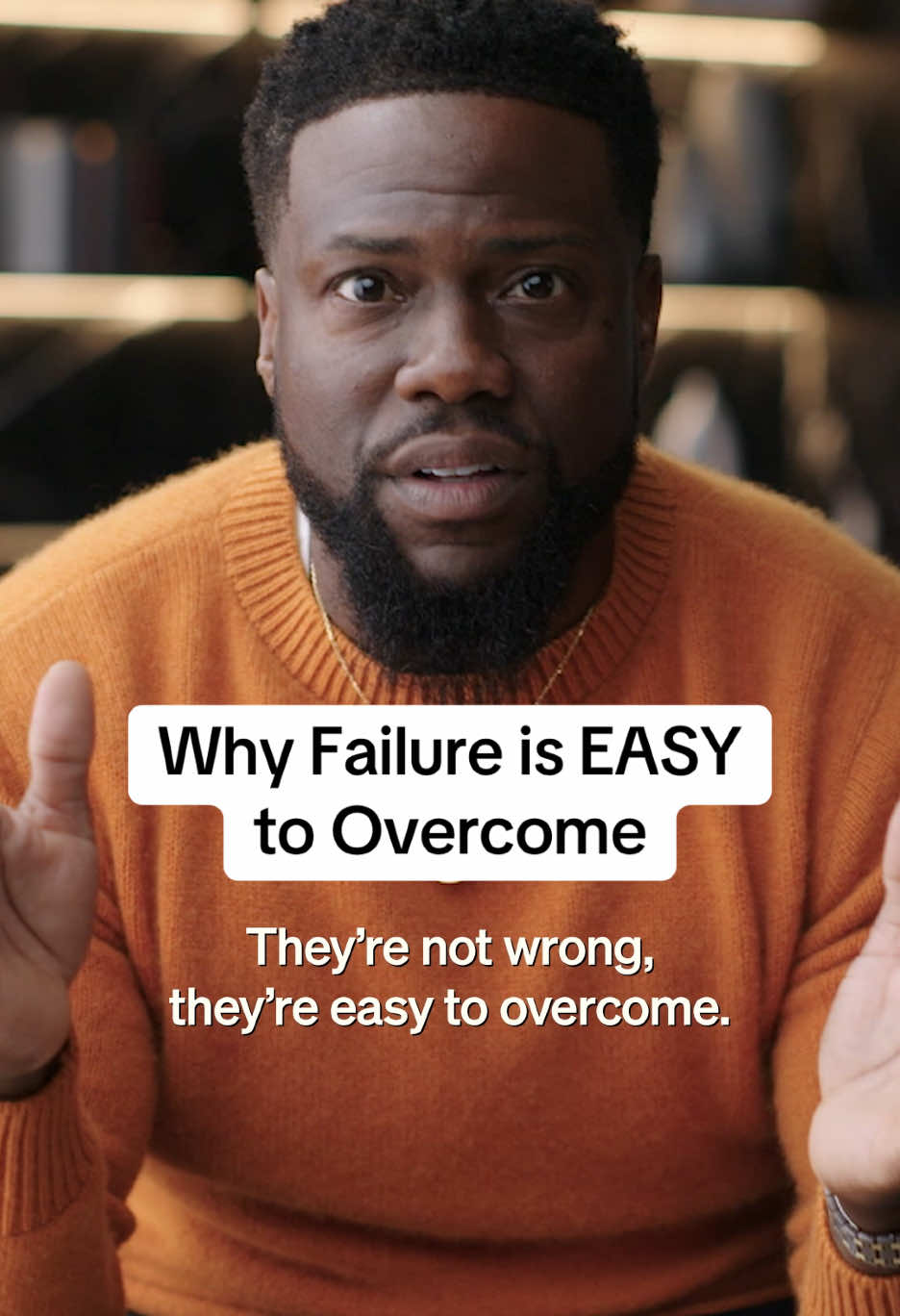 Failure can simply be the comedic storyline in your bigger plot #motivation #positivity #kevinhart @Kevin Hart 