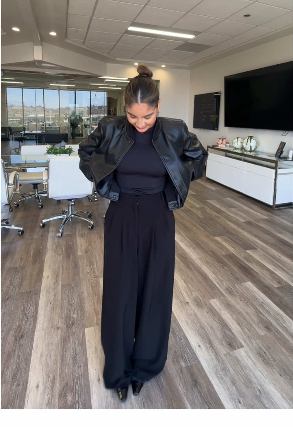 👩🏽‍💻🏢 #outfitoficina #oficina #bussinescasual #zapatosdeoficina 