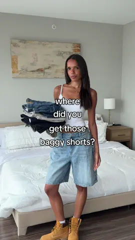 my fav baggy shorts #jorts #tomboyfemme #StreetStyle 